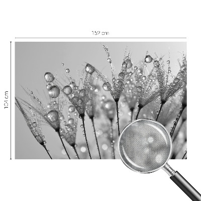 Stick-on wall mural with a wet delicacy design