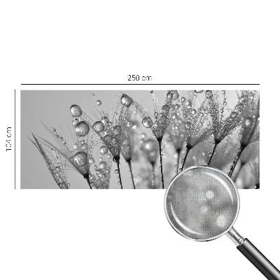 Stick-on wall mural with a wet delicacy design