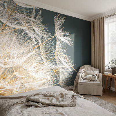 3D wall mural with a dandelion of lightness design