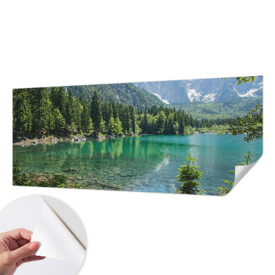 Stick-on wall mural Green lake