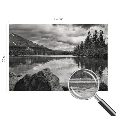 Peel and stick wall mural for kids' room Mountain panorama