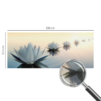 Peel and stick wall mural featuring a peaceful scenic view
