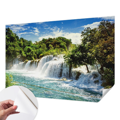 Self-adhesive photo wallpaper with a stunning waterfall motif