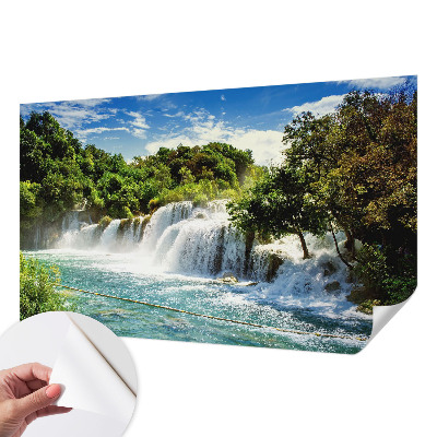 Self-adhesive photo wallpaper with a stunning waterfall motif