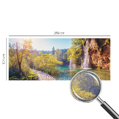 Peel and stick wall mural for bedroom with a natural landscape design