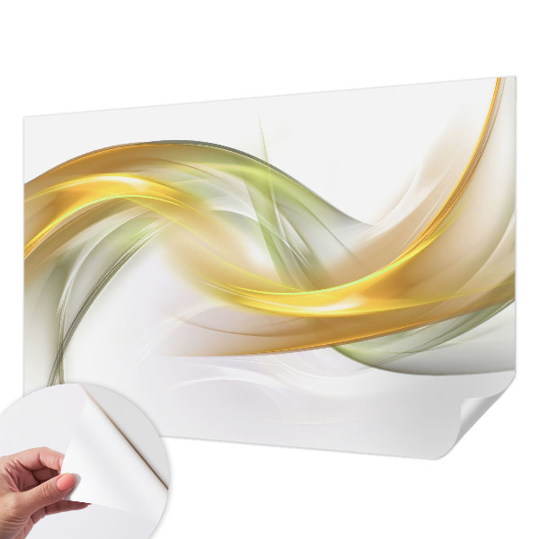 3D Wall Mural featuring a fluid harmony design
