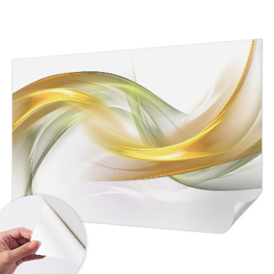 3D Wall Mural featuring a fluid harmony design