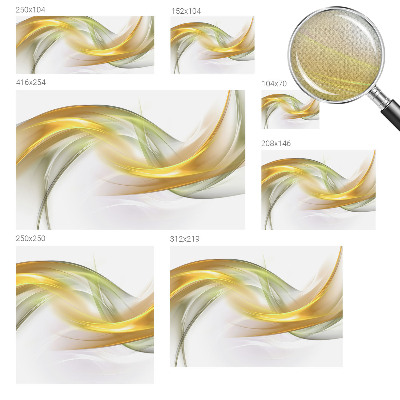 3D Wall Mural featuring a fluid harmony design