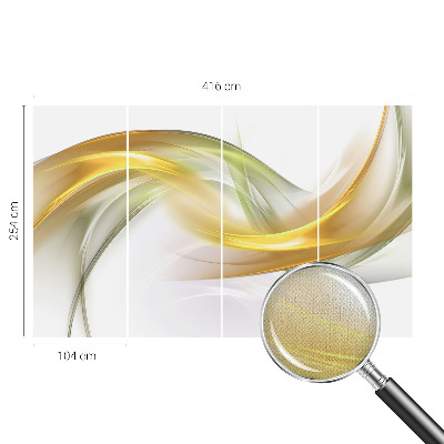 3D Wall Mural featuring a fluid harmony design