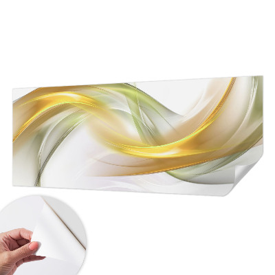 3D Wall Mural featuring a fluid harmony design