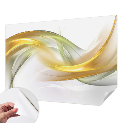 3D Wall Mural featuring a fluid harmony design
