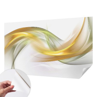 3D Wall Mural featuring a fluid harmony design