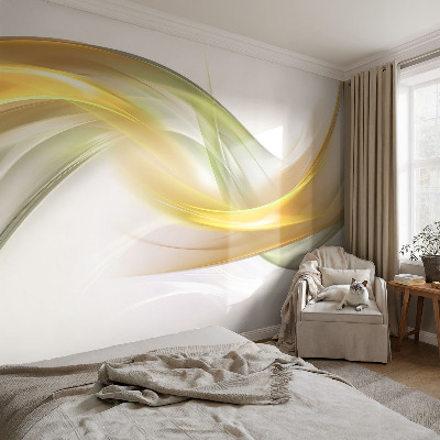 3D Wall Mural featuring a fluid harmony design