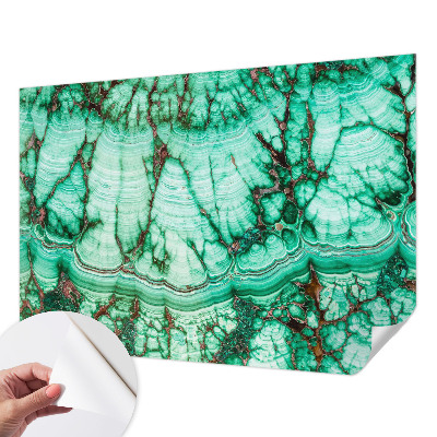 Baby room wall mural Green patterns