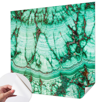 Baby room wall mural Green patterns