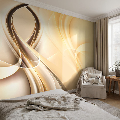 Peel and stick wall mural Wavy lines