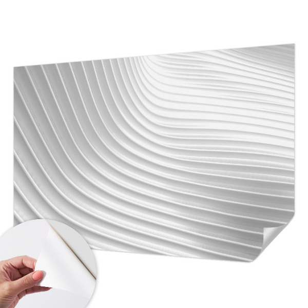 Self-adhesive photo wallpaper with an elegant waves design