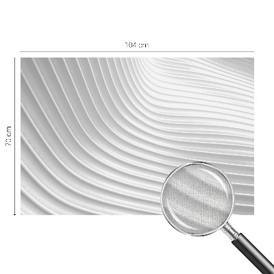 Self-adhesive photo wallpaper with an elegant waves design