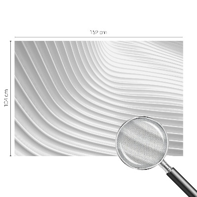 Self-adhesive photo wallpaper with an elegant waves design