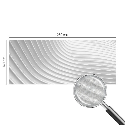 Self-adhesive photo wallpaper with an elegant waves design