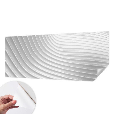 Self-adhesive photo wallpaper with an elegant waves design