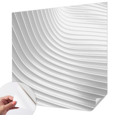 Self-adhesive photo wallpaper with an elegant waves design