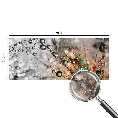 Peel and stick wall mural for kids' room I dew jewels