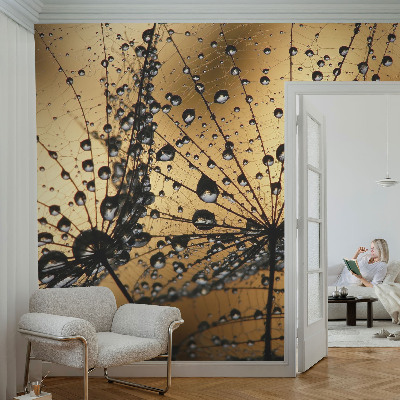 3D photo wallpaper mural Delicate drops