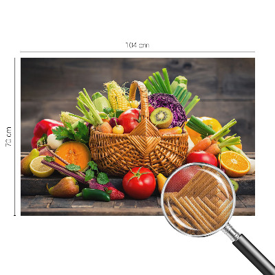 Children's wall mural Fruity richness