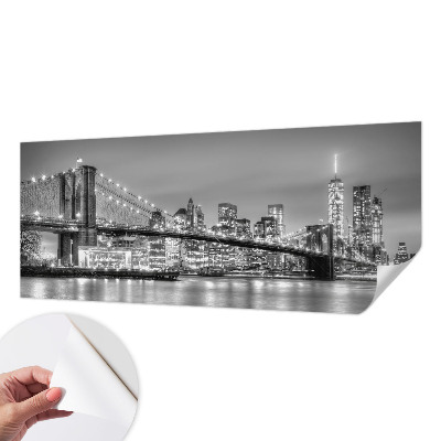 Removable wall mural The metropolis bridge