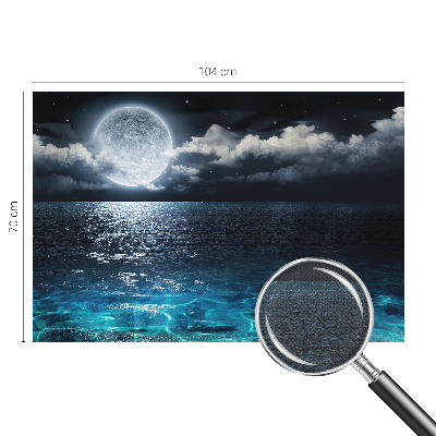 Removable wall mural wallpaper Night sea
