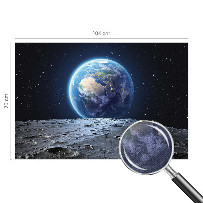 Peel and stick wall mural for living room with a cosmic panorama design