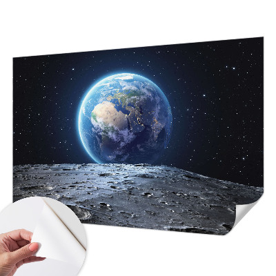 Peel and stick wall mural for living room Cosmic panorama