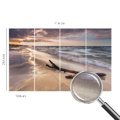 Peel and stick wall mural for kids' room West Beach