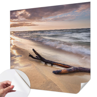 Peel and stick wall mural for kids' room West Beach