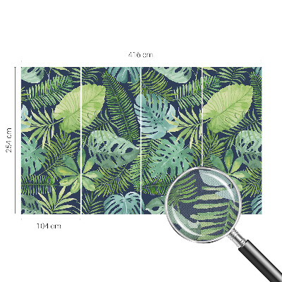 Self-adhesive photo wallpaper Tropical leaves