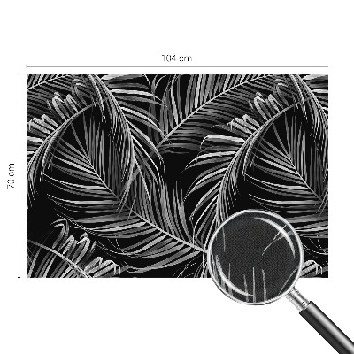 Removable wall mural with an exotic pattern