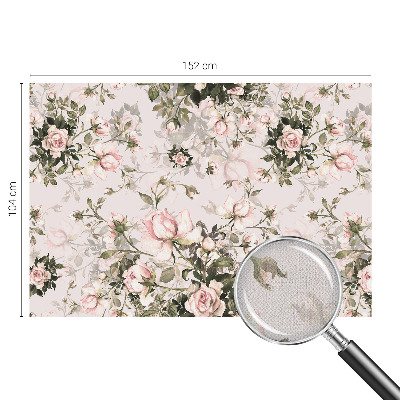 Peel and stick wall mural for bedroom Floral pattern