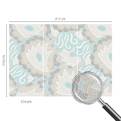 Peel and stick wall mural for kids' room Abstract patterns