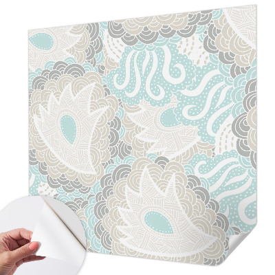 Peel and stick wall mural for kids' room Abstract patterns