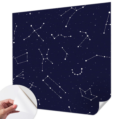3D photo wallpaper mural with an astro sky design