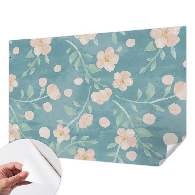 Children's wall mural Floral elegance