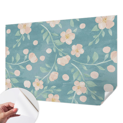 Children's wall mural Floral elegance