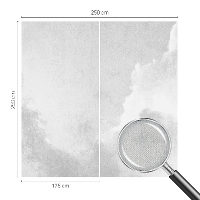 Baby room wall mural Subtle clouds
