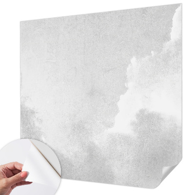 Baby room wall mural Subtle clouds