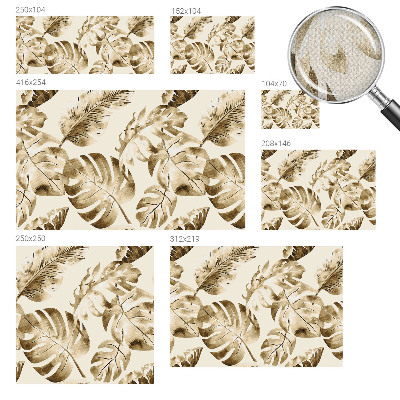 Peel and stick wall mural Exotic flora