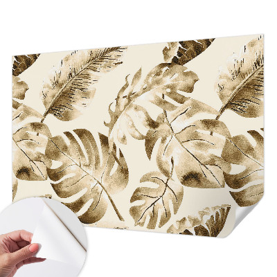 Peel and stick wall mural Exotic flora