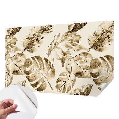 Peel and stick wall mural Exotic flora