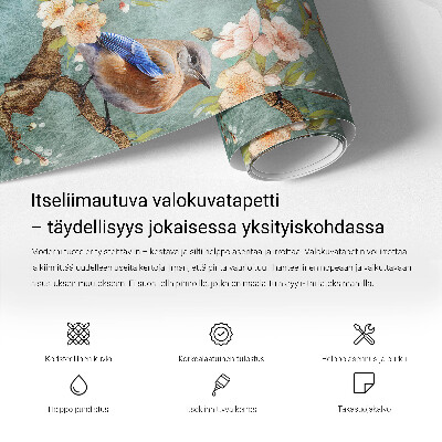 Self-adhesive wall mural Gray clouds