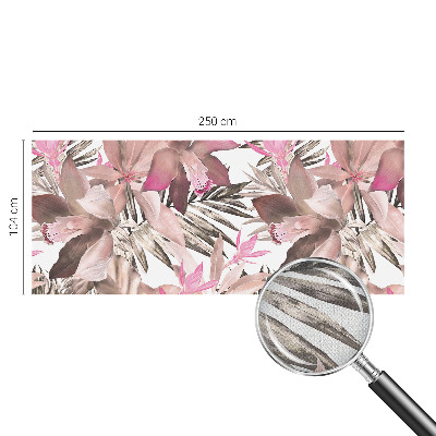 Self-adhesive photo wallpaper Exotic flowers